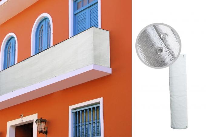 Balkon Hdpe Shade Net 0.9x5m UV Wykończenie żagla 3