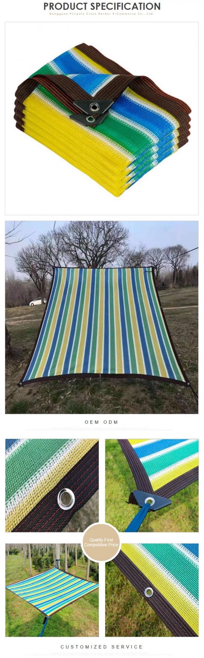 90% wzmocnione przelotki Szklarnia Shade Cloth do patio przy basenie 0