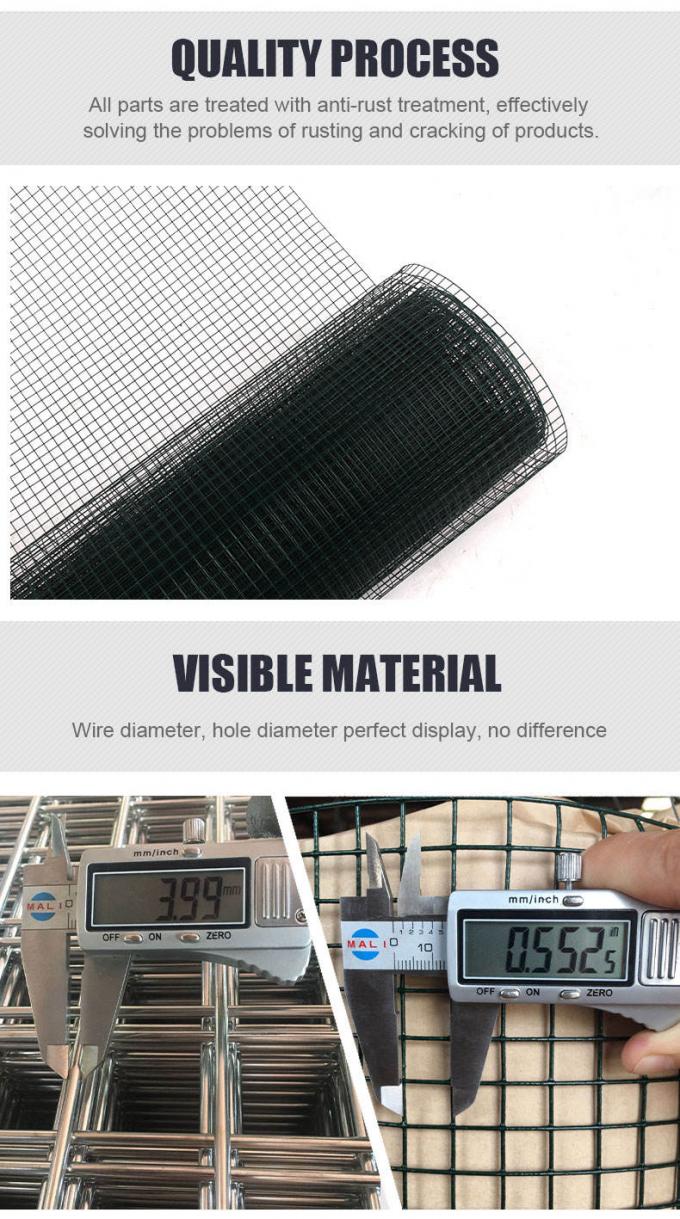 Tkane panele ogrodzeniowe z siatki drucianej 304 316 3/4 cala 1